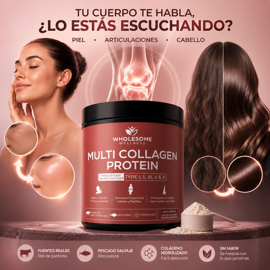 Multi Collagen Protein |5 tipos de colágeno en un solo scoop, sin sabor y sin excusas